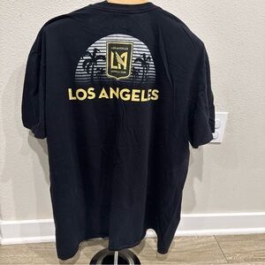 Fanatics Black and Gold Los Angeles Football Club Tee